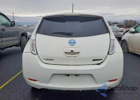 2016 Nissan Leaf Sv z USA, uszkodzony, nr VIN 1N4BZ0CP8GC305204